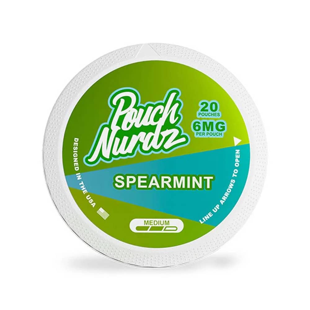 Pouch Nurdz - Spearmint | 5 Cans 6mg - Low