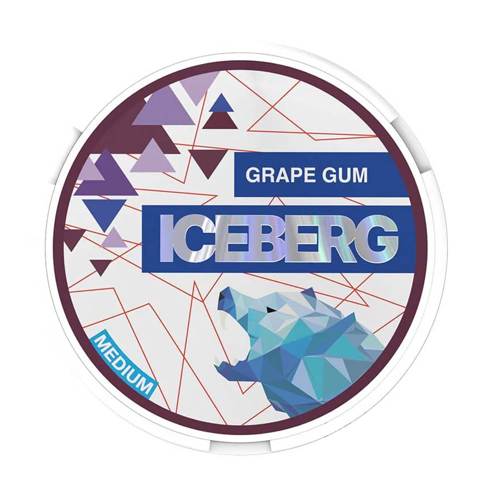 Iceberg - Grape Gum | 10 Cans 50mg - Extra Strong