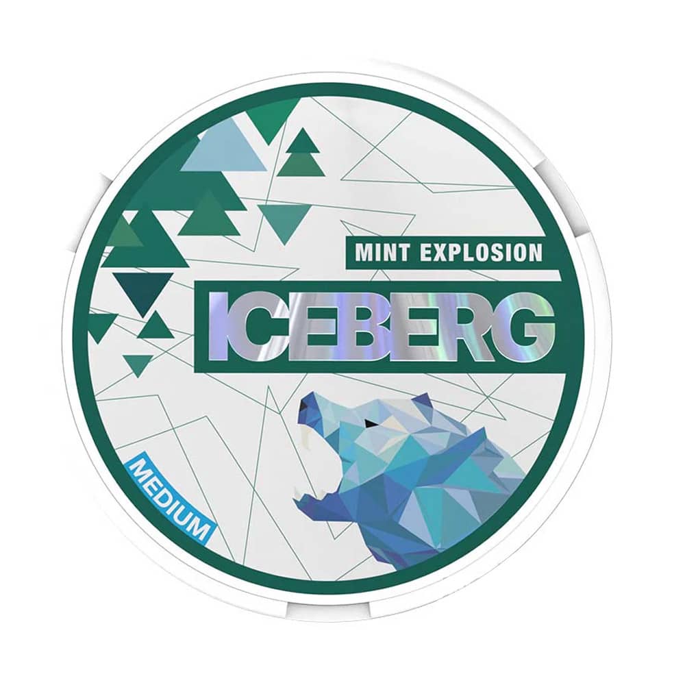 Iceberg - Mint Explosion | 10 Cans 50mg - Extra Strong ⦿⦿⦿⦿⦿