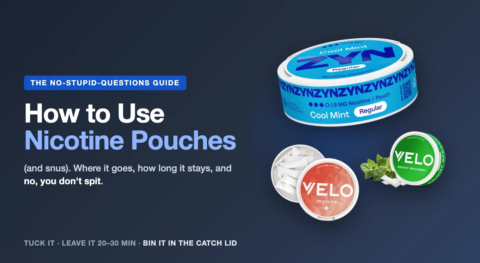 How to Use Nicotine Pouches (and Snus): The No-Stupid-Questions Guide