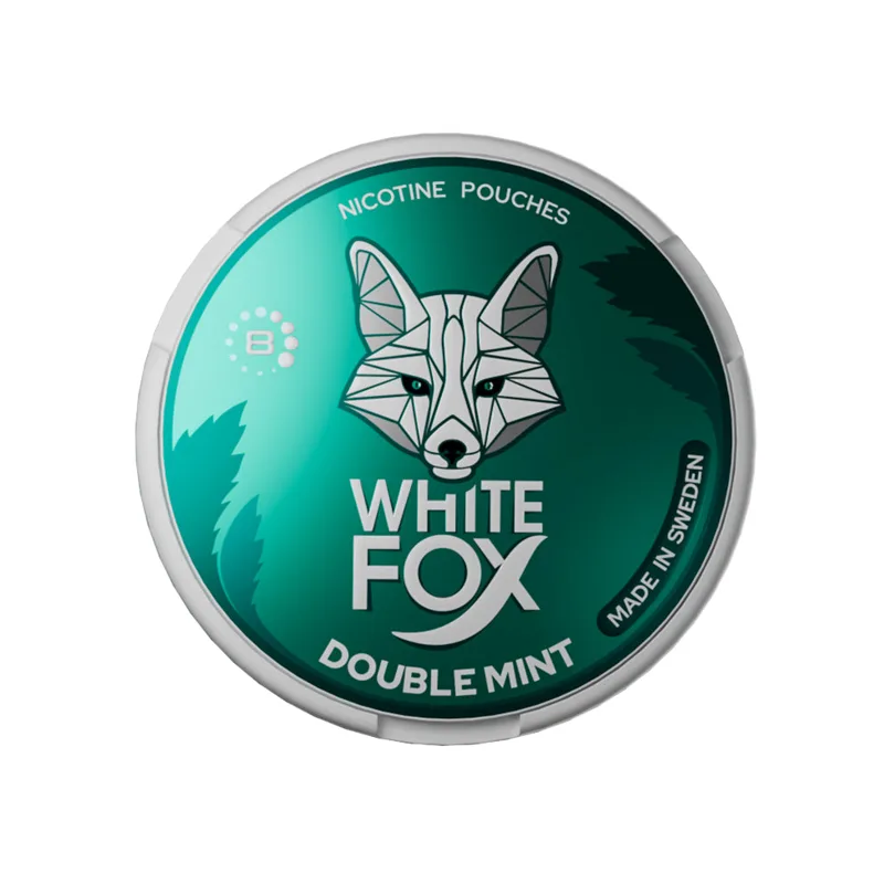 White Fox - Double Mint | 10 Cans 6mg - Balanced