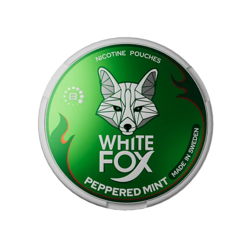 White Fox - Peppered Mint | 10 Cans 6mg - Balanced