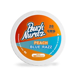 Pouch Nurdz - Peach Blue Razz | 5 Cans