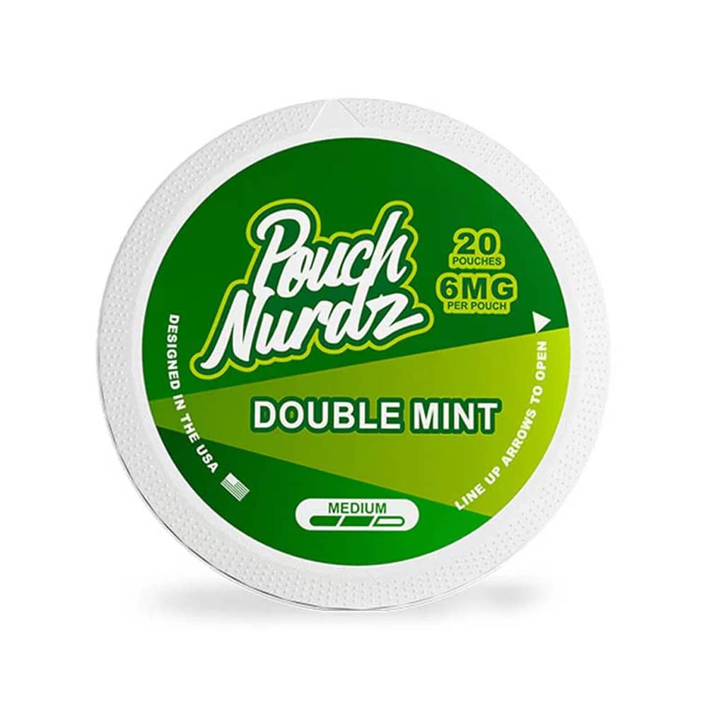 Pouch Nurdz - Double Mint | 5 Cans 6mg - Low ⦿⦿